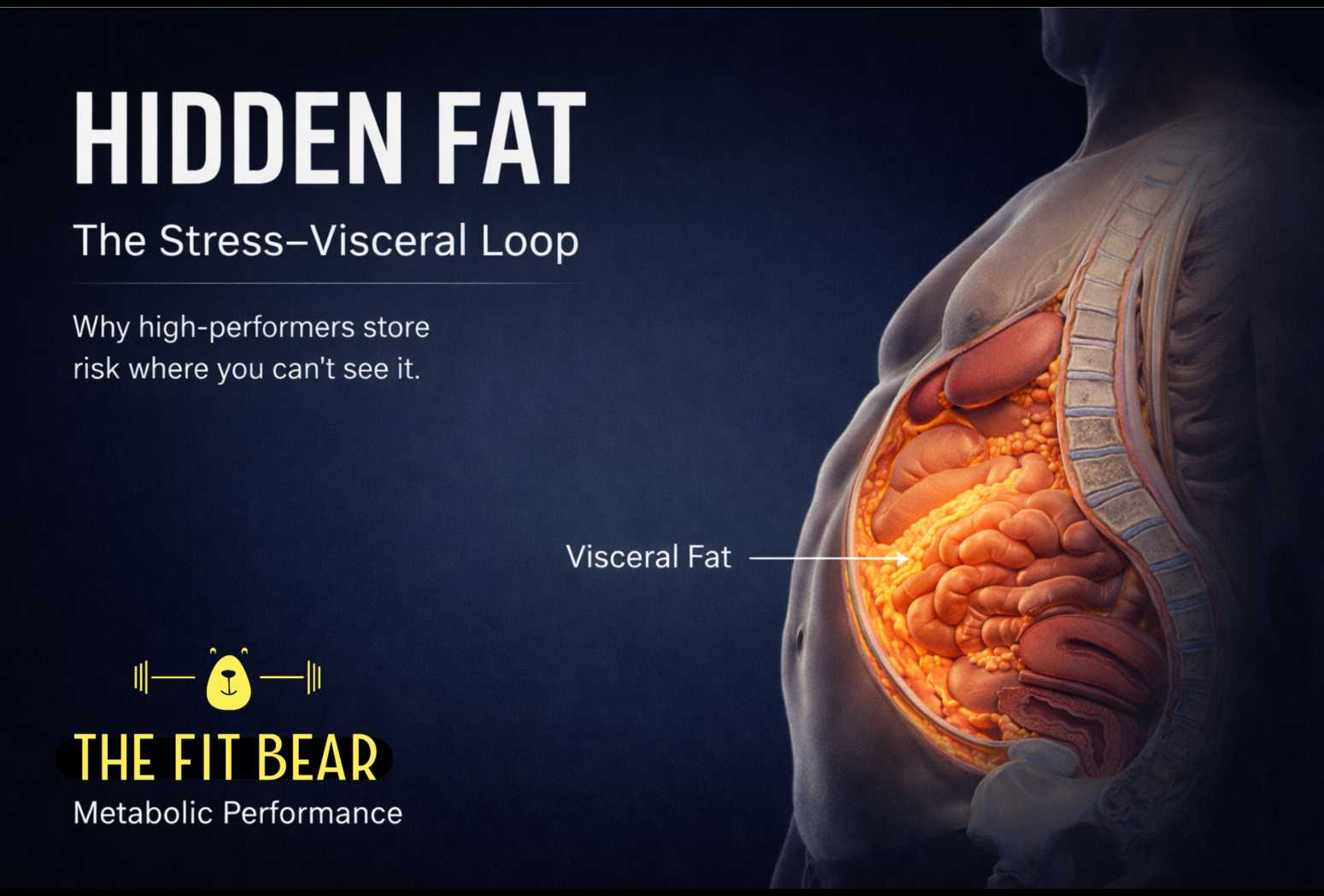 The Stress-Fat Loop: Why High-Performers Store 